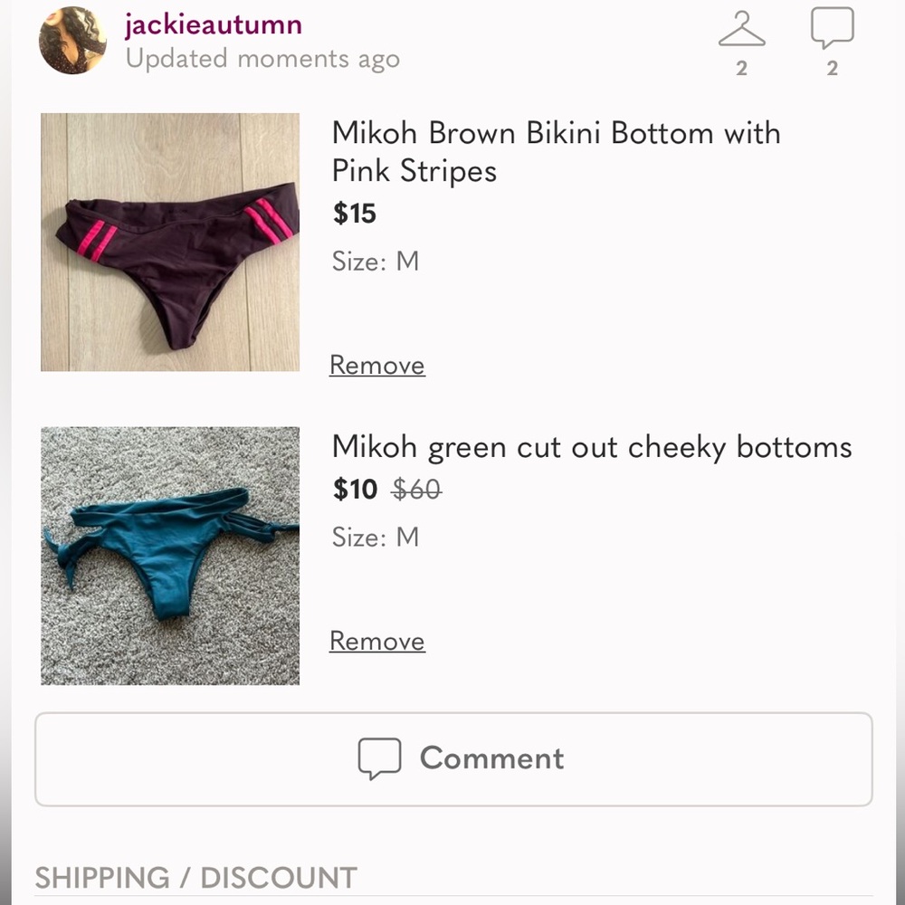 Mikoh bundle for Monica